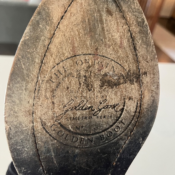 Golden Goose Deluxe Brand Booties Young Metallic - Size 8 - Picture 13 of 16